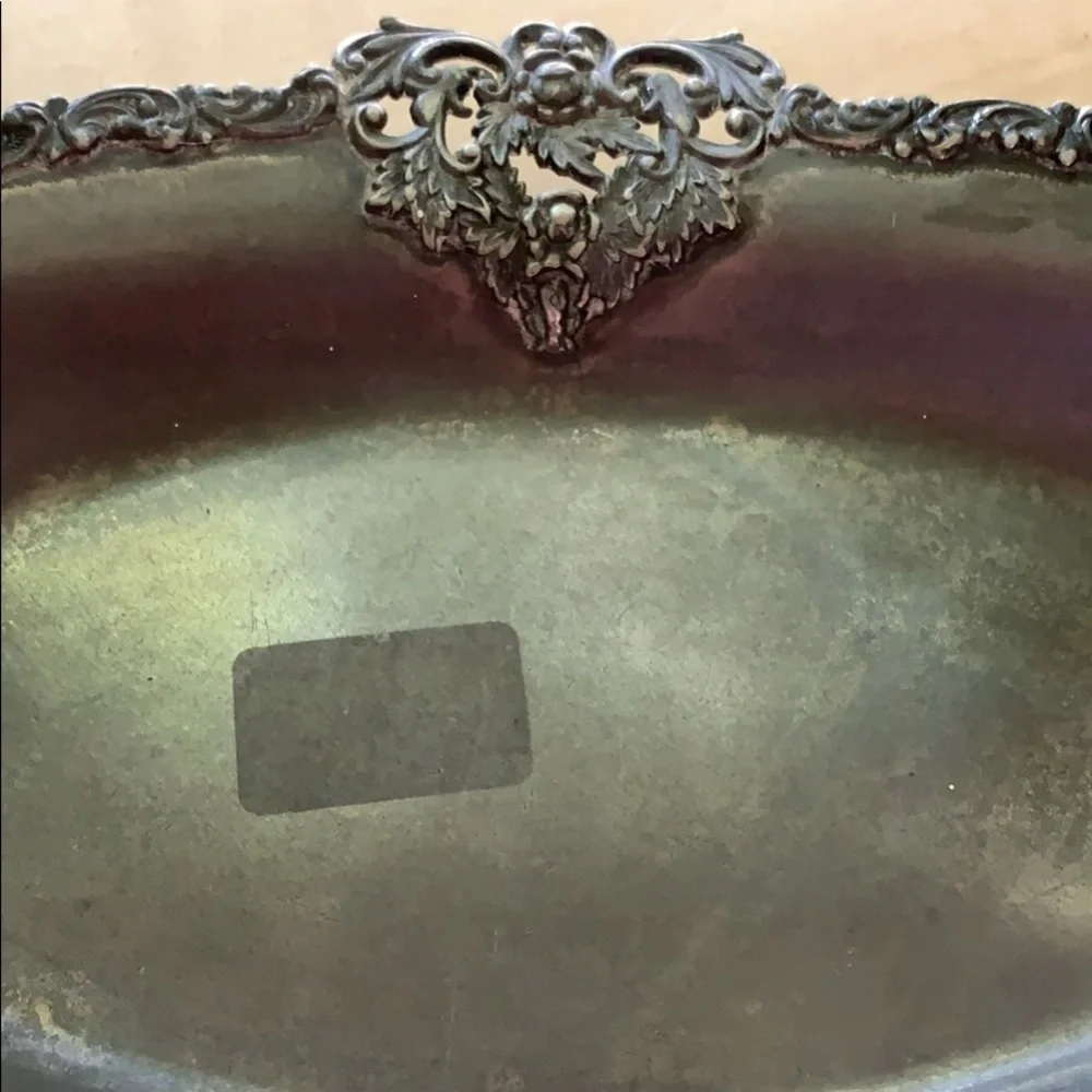 Antique Small Metal Tray